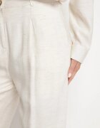 sophyline paris Pantaloni din Viscoză Largi Bej cu Talie Înaltă Lisoriela
