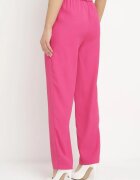 sophyline paris Pantaloni Fucsia Regular cu Talie Înaltă și Croială Dreaptă Arcadiasa