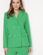 sophyline paris Sacou Dublu Verde din Vâscoză cu Buzunare Aldenka