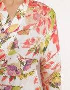sophyline Rochie Alb-Roz tip plic cu Model Floral Anaviera