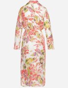 sophyline Rochie Alb-Roz tip plic cu Model Floral Anaviera