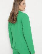 sophyline Sacou Verde închis cu nasture cu buzunare Parveta