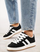 sport Adidași Negri cu Două Dungi Galtewi