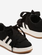 sport Pantofi Negri Închiși cu scai cu șireturi decorative Eranillea