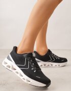 sport Pantofi Negri pe Talpă Groasă Geometrică Alexus