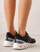 sport Pantofi Negri pe Talpă Groasă Geometrică Alexus