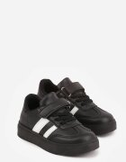 sport Pantofi Negri Sneakers în Stil de Teniși Iconici cu Scai Lioana
