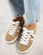 sport Sneakers Bej închis cu Două Barete Galtewi