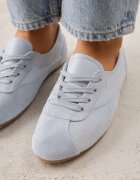 sport Sneakersi Albastre din imitație de piele întoarsă în stilul tenisilor de cult Aelliana