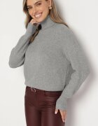 studio eleven Maletă Gri din Viscoză Decorată cu fir strălucitor Liandrae