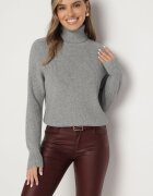 studio eleven Maletă Gri din Viscoză Decorată cu fir strălucitor Liandrae