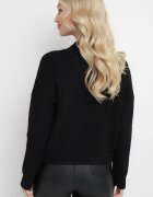 studio eleven Pulover Negru Striat tip Maletă Afromava