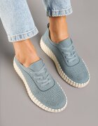 super mode Adidași Ajurați Albastri cu Talpă Groasă cu Relief Ronele