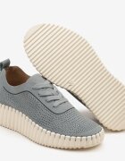 super mode Adidași Ajurați Albastri cu Talpă Groasă cu Relief Ronele