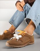 super mode Adidași Maro cu Două perechi de șireturi Silfita