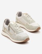 super mode Adidași Verde deschis cu Inserții Metalice și Fermoar Decorativ Alanatia