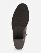super mode Botine elegante cu toc gros cu inserție elastică și curea cu cataramă Danla Maro