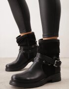 super mode Botine Negre