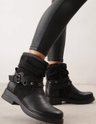super mode Botine Negre