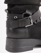 super mode Botine Negre