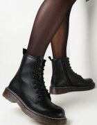 super mode Botine worker Negre cu șireturi Eroania