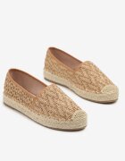 super mode Espadrile bej închis cu împletitură decorativă Nimilithae
