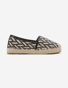 super mode Espadrile Negre cu împletitură decorativă Nimilithae