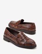 super mode Mocasini Maro Decorați cu model de șarpe Zaroma