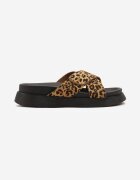 super mode Papuci leopard sport cu scai Mevallia