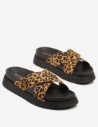 super mode Papuci leopard sport cu scai Mevallia