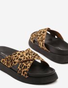 super mode Papuci leopard sport cu scai Mevallia