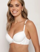  Sutien Alb Clasic cu Elemente Decorative Emarinda