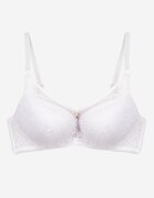  Sutien Alb Din dantelă cu efect push-up Donantia