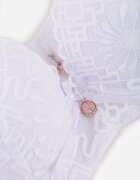  Sutien Alb tip Full Cup cu dantelă Ravisella