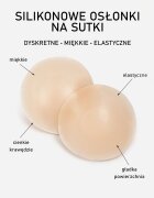  Sutien bej autocolant din silicon Zirelle