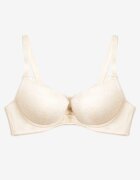  Sutien Bej cu Push-up și Cupe din dantelă Berilis