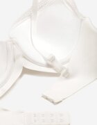  Sutien Bej deschis cu plasă decorativă Zorale