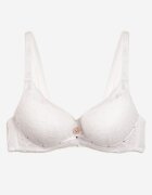  Sutien Bej deschis Dantelat Push Up Vectora