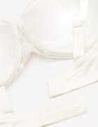  Sutien Bej deschis din dantelă Cupa C închidere cu agrafe Maileen