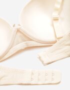  Sutien Bej Push Up cu fundiță decorativă și trandafiri Nivrine