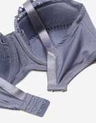  Sutien bleumarin din dantelă cu bretele reglabile Vikiriie