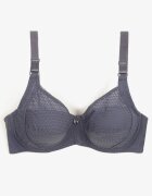  Sutien bleumarin Full Cup cu decorație Zileviana