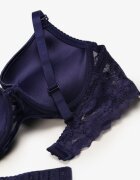 Sutien Bleumarin Push-up cu dantelă Alorive