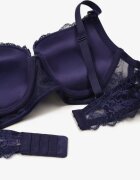  Sutien Bleumarin-Roz din dantelă Tip Push Up Temitia