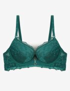  Sutien Dantelat Verde Tip Push Up Temitia