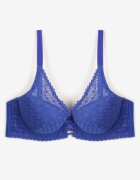  Sutien din dantelă Albastru Tip push-up Delnena