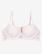  Sutien din dantelă mov deschis tip Push-Up cu bretele reglabile detașabile Ilathwen