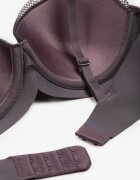  Sutien gri închis cu Plasă Decorativă Zorale