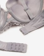  Sutien Gri-Roz Push Up cu Dantelă Nimffea