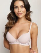  Sutien Mov deschis Cupă B Push-up cu bretele reglabile și aplicație metalică Alerista